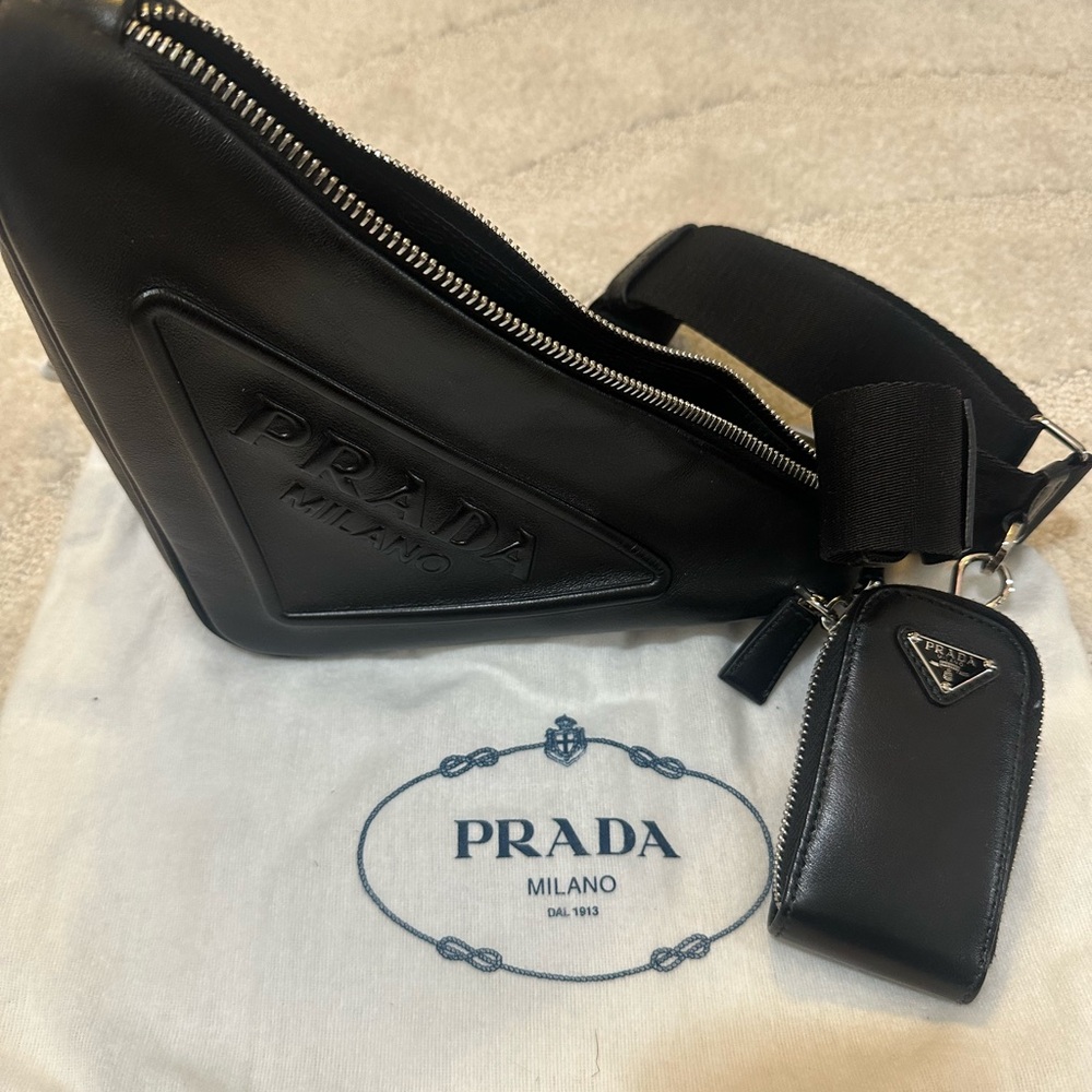 Prada grace lux triangle bag
